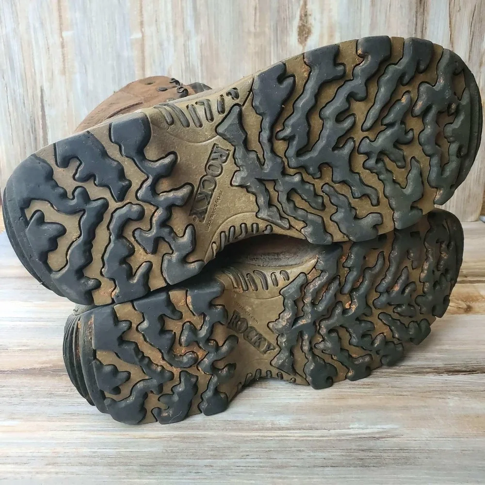 Rocky BearClaw 3D 800G Thinsulate Gore-Tex Camo Hunting Boots Mens 9M 7327‎